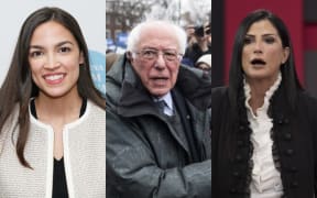 Alexandria Ocasio-Cortez, Bernie Sanders and Dana Loesch