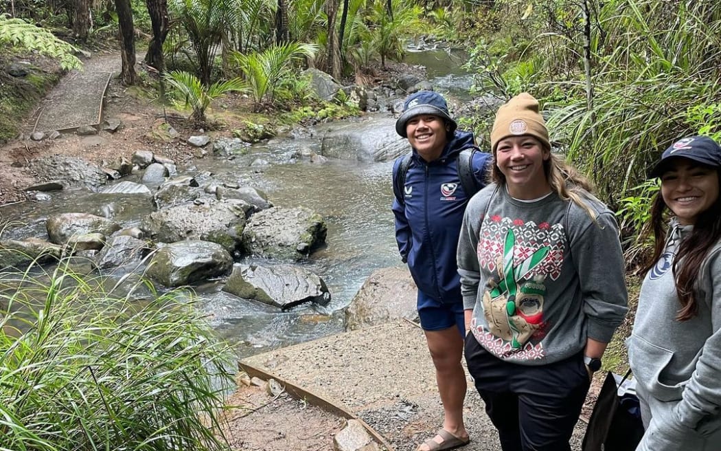 US Women's Rugby Team in Northland.