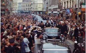 John F. Kennedy was killed on November 22, 1963 in Dallas while riding in a motorcade.