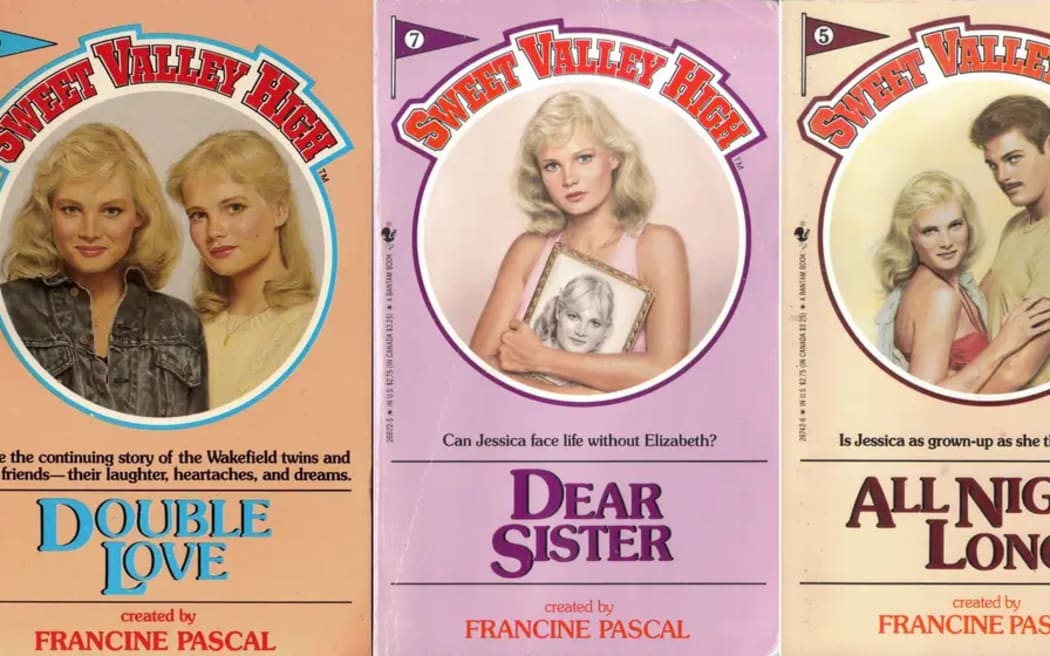 The cover of Sweet Valley High books.