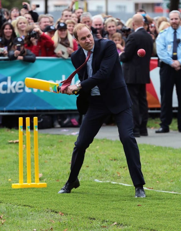 William getting into his stride.