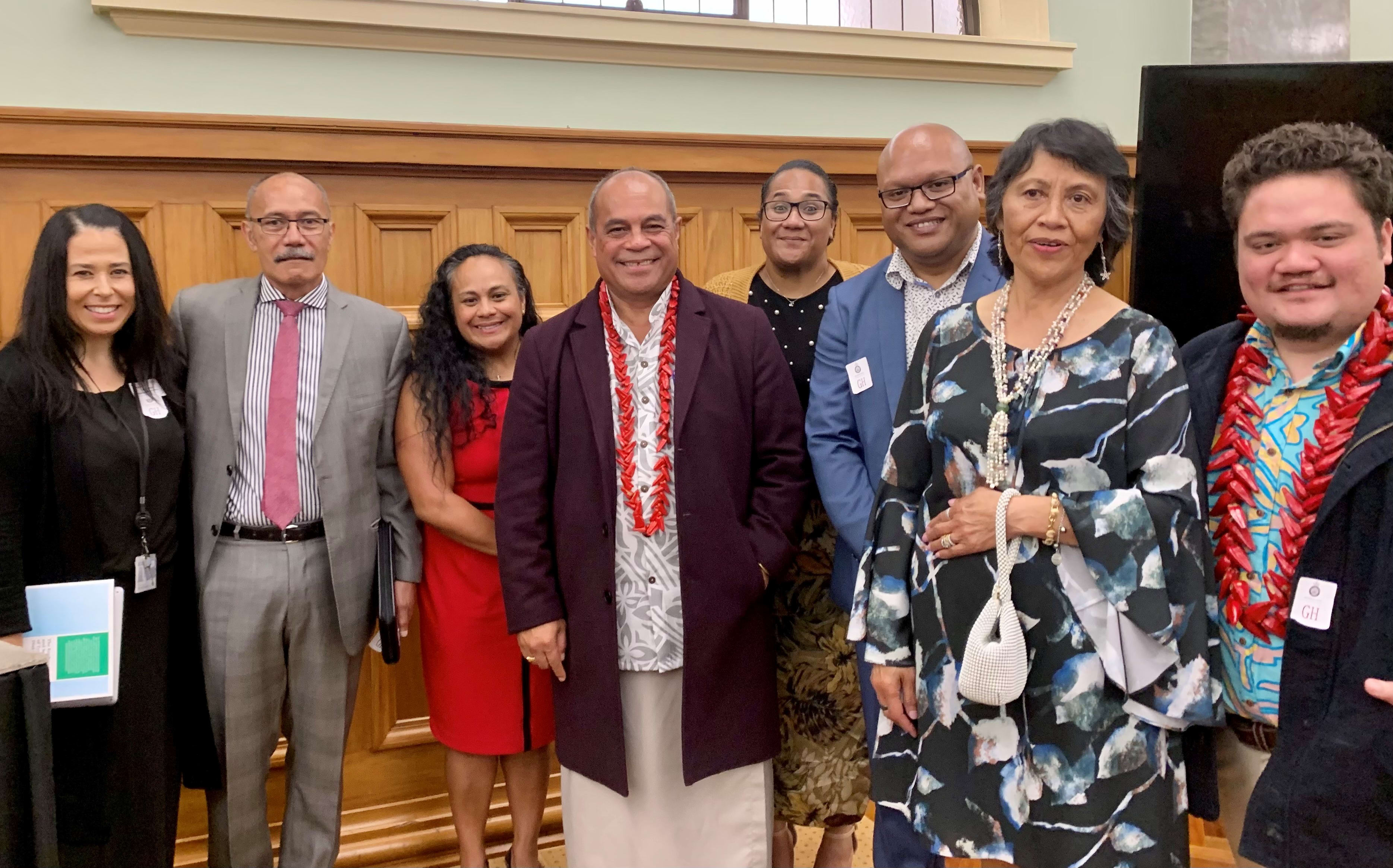 Pacific health champions at parliamentary launch of new diabetes research.