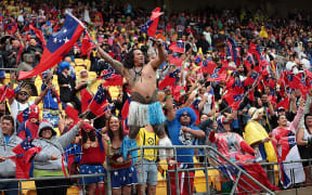 Samoan fans went all out for their team.