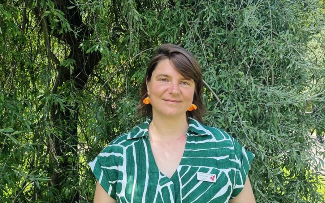 Dunedin Botanic Garden manager Catherine Bradley says the sculpture has been treasured for generations. Photo: Tess Brunton