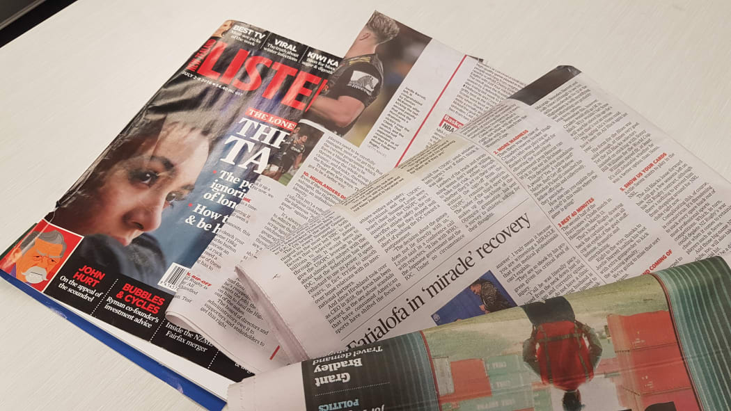 Non-daily print media are not considered an essential service, effectively shutting down magazines like The Listener and North & South and community papers across the country.