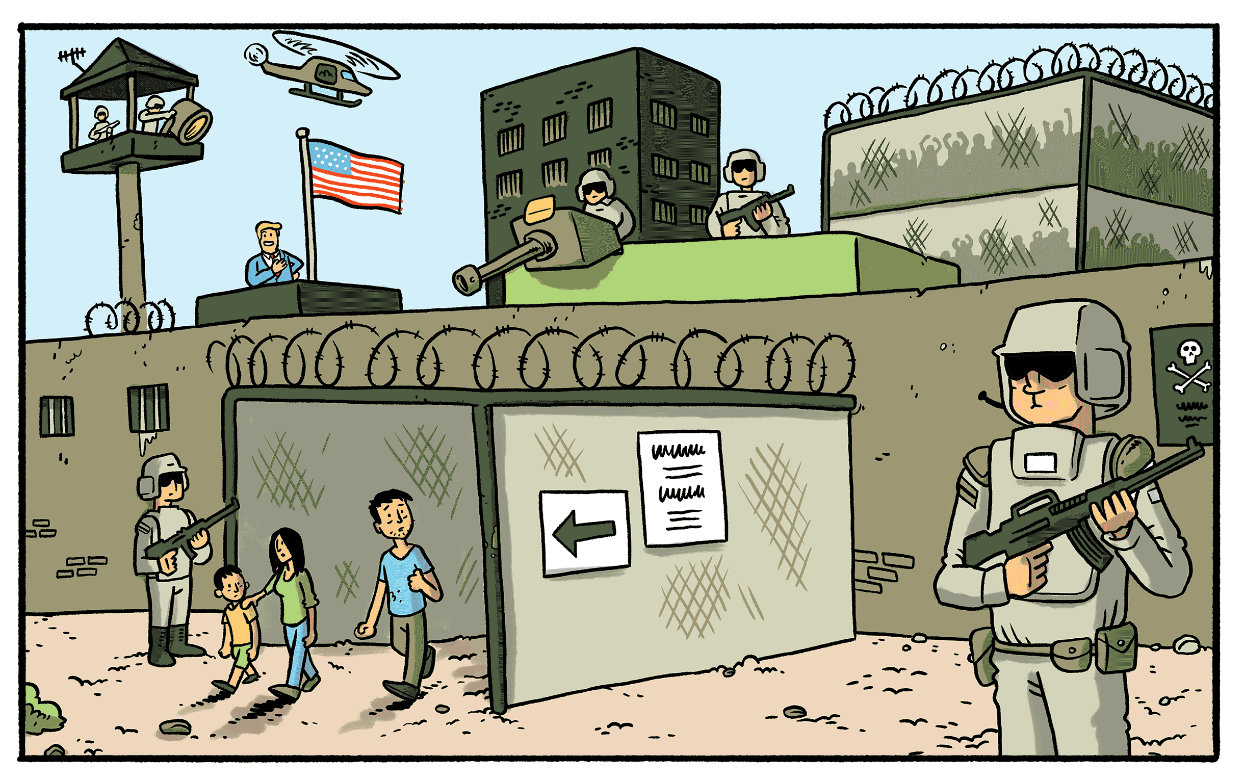 Tobys Trump deportment zone