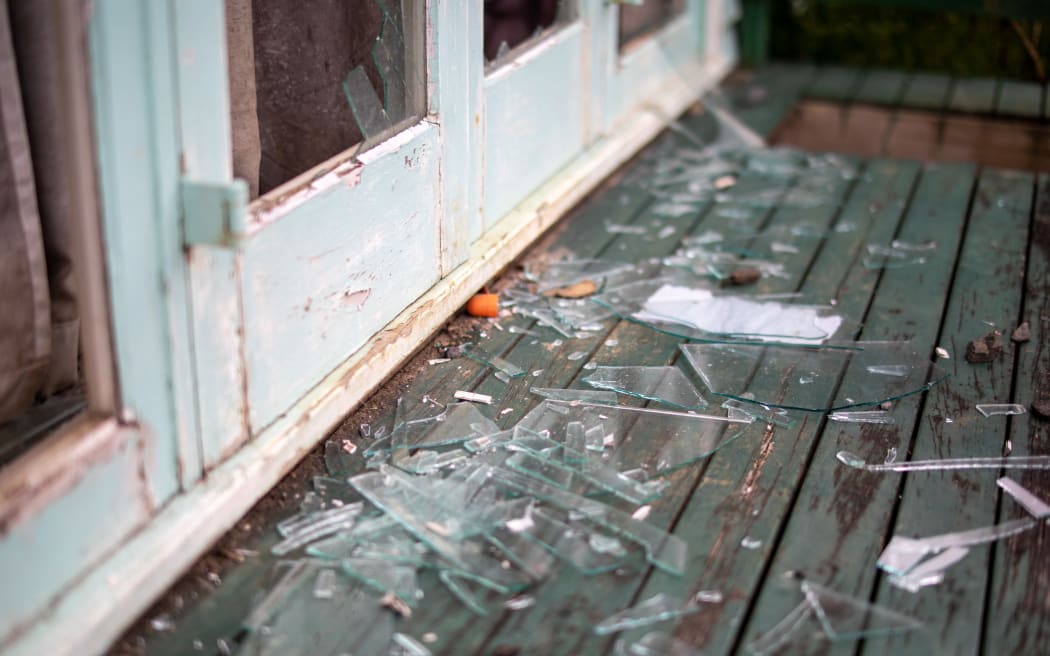 Houses in Candia Drive sit abandoned in November 2023 and have been subsequently vandalised since the floods at the start of 2023.