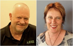 GenPro (which represents GP owners) interim chair Tim Malloy (left) and College of Midwives chief executive Alison Eddy.