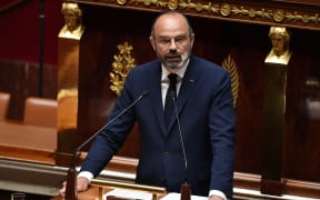French Prime Minister Edouard Philippe speaks to the National Assembly about the government's plan to exit from the lockdown.