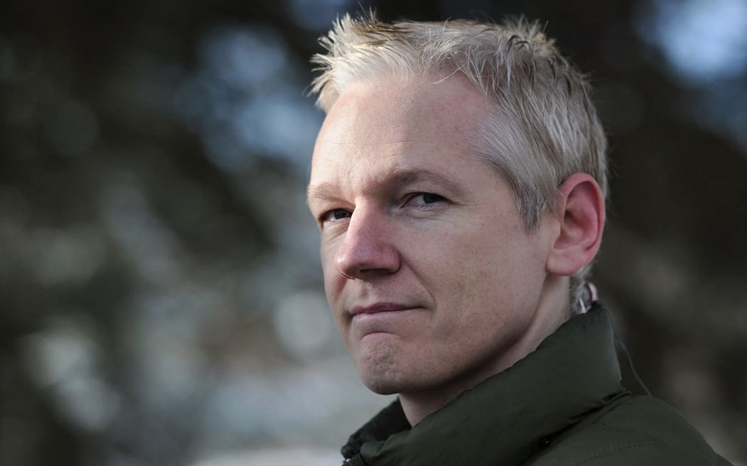 WikiLeaks founder Julian Assange prepares to speak to the media in England, on December, 2010.