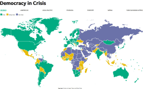 Civil liberties world map