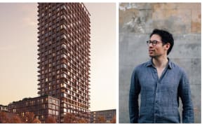 Architect Enlai Hooi and wooden apartment tower