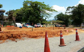 Fiji roadworks, near Nadi.