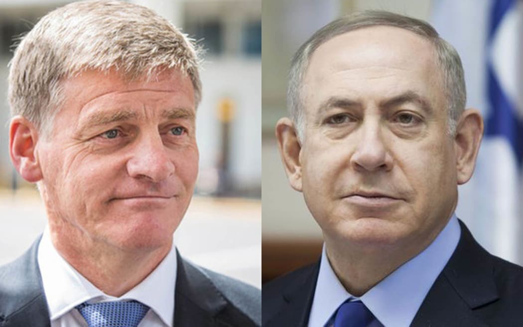 Bill English and Benjamin Netanyahu