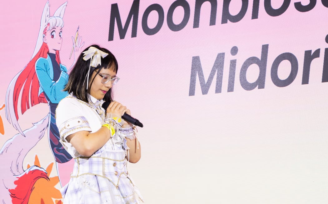 Xintao Zhang performed at Overload convention on April 27.