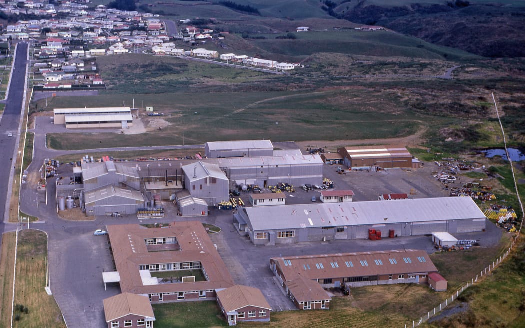 The Paritutu agrochemical plant in 1968