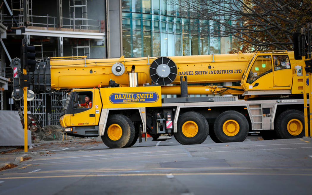 Christchurch crane.