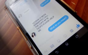 A Facebook message sent by LA Tukerangi to her sister.