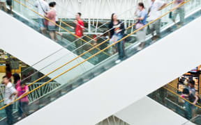 Mall escalators, file pic