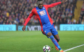 Crystal Palace player Christian Benteke. April 10th 2017.