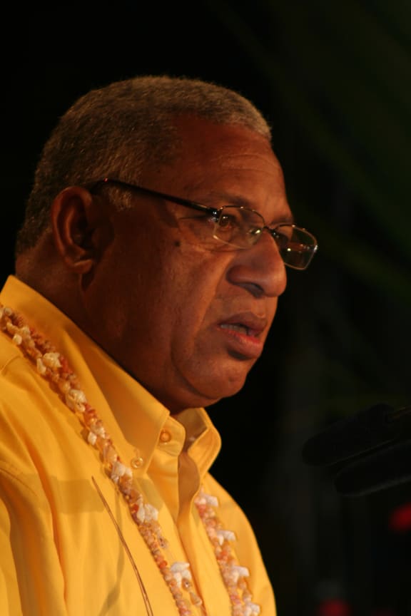 Fiji prime minister Frank Bainimarama