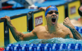 American swimmer Caeleb Dressel