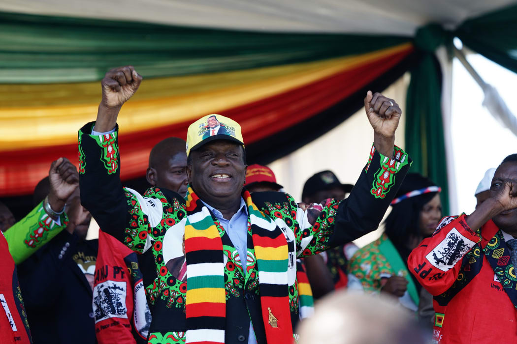 Zimbabwe's President Emmerson Mnangagwa.