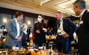 Prime Minister Jacinda Ardern during her trade mission to Singapore.