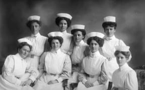 Gallagher group of nurses 1910.
