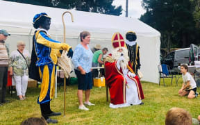 The character Black Pete, or Zwarte Piete, from Dutch literature is a companion to Saint Nicholas or Sinterklaas.