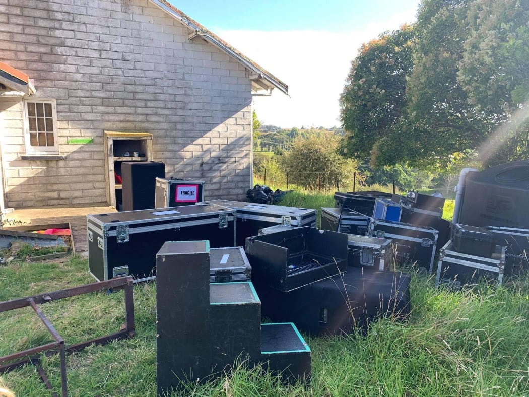 Munroes band equipment found