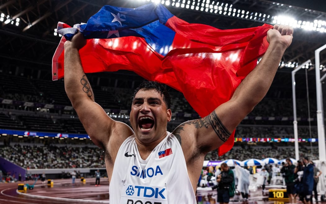 Alex Rose threw 66.96 metres for bronze in the men's discus in Tokyo.
