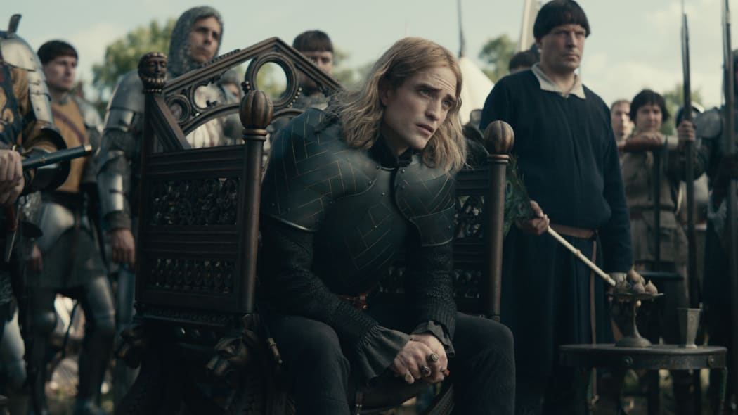 Robert Pattinson is the Dauphin in The King.