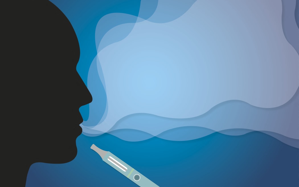 Vaping, conceptual illustration. (Photo by SCIENCE PHOTO LIBRARY / R3F / Science Photo Library via AFP)