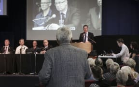 Havelock North residents had many questions for the panel of 12