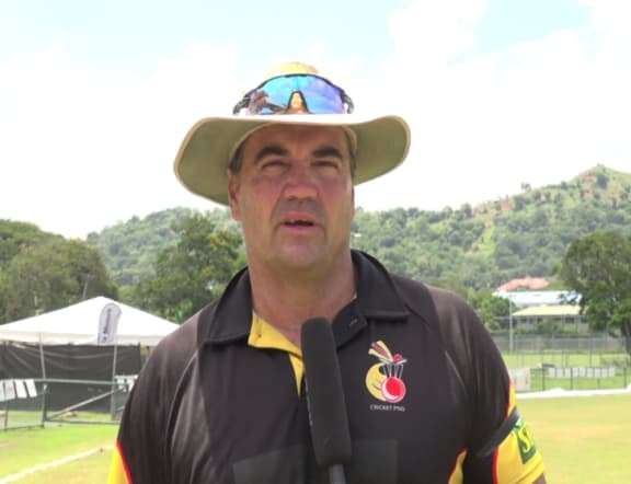 PNG coach Joe Dawes.