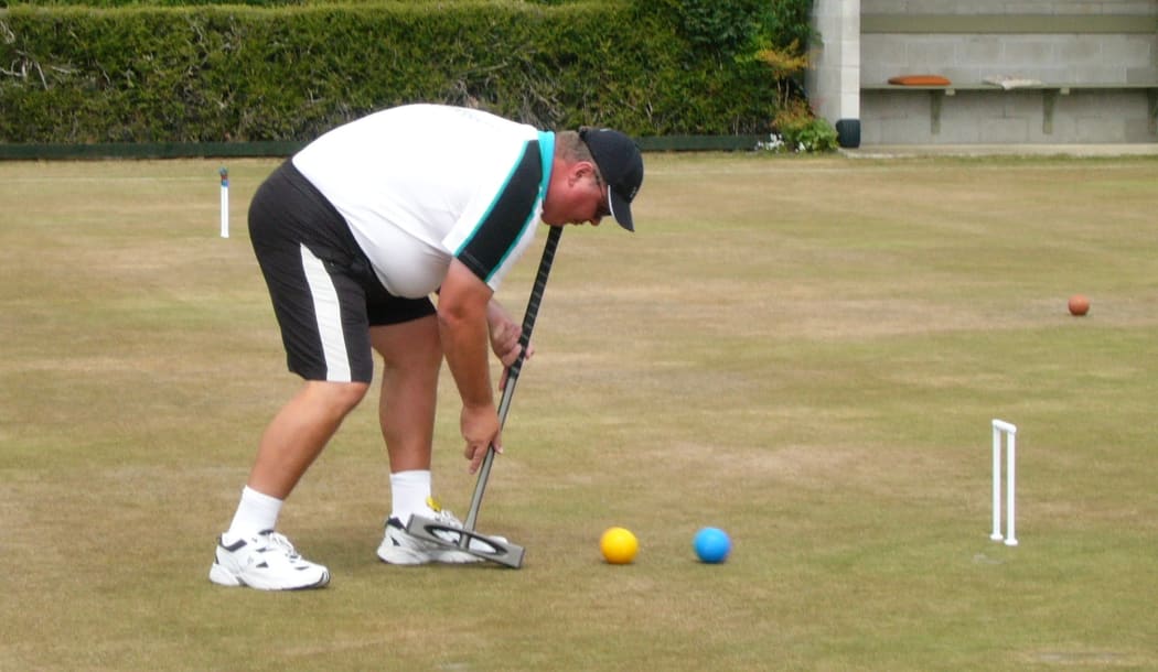Kiwi Croquet champ Chris Clarke