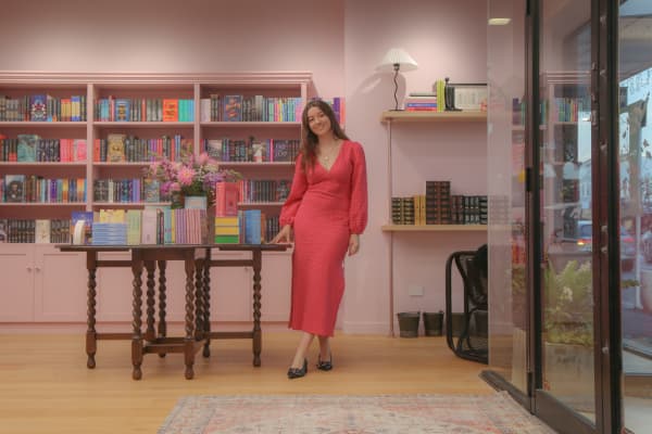 Ruby Wallace, owner of Enamoured Books, a dedicated romance bookstore in Remuera.