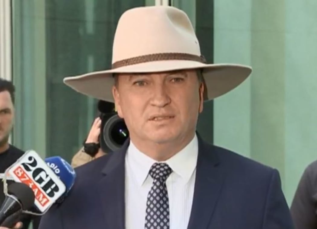 Barnaby Joyce addresses media ahead of his personal leave.