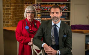 Patrick Grant (R) on the Great British Sewing Bee
