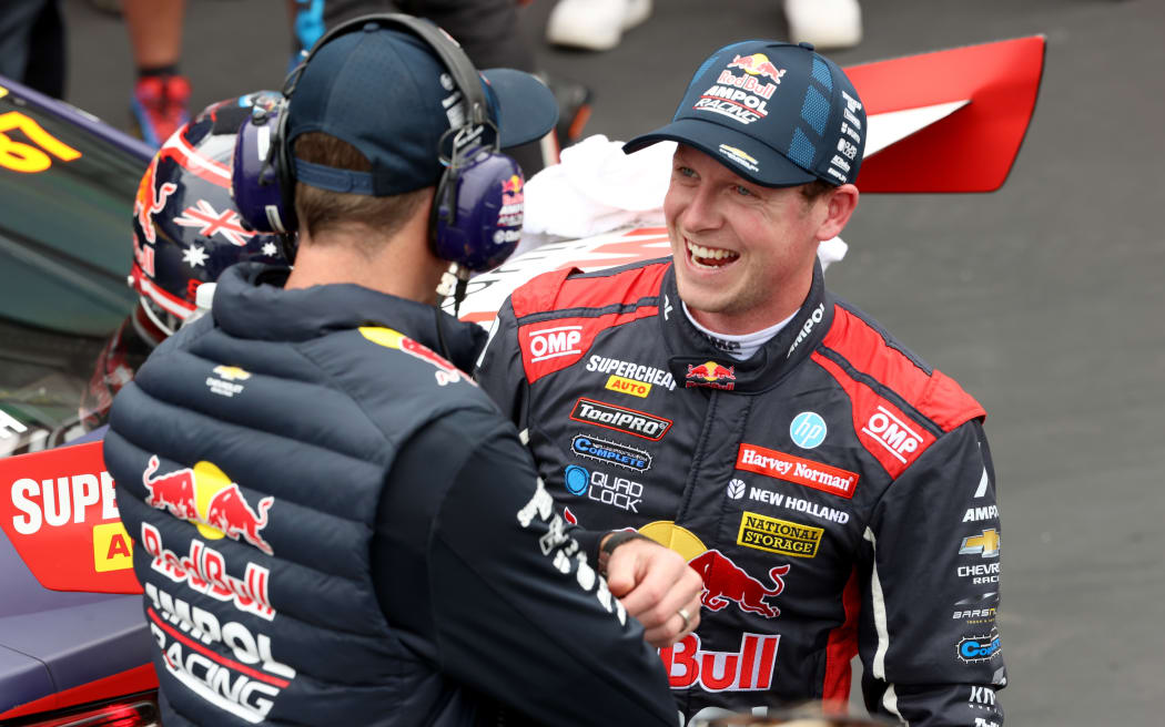Australian driver Will Brown (R).