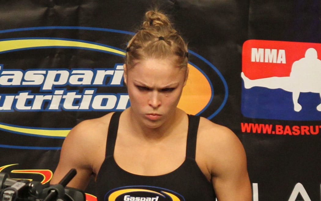 UFC fighter Ronda Rousey.