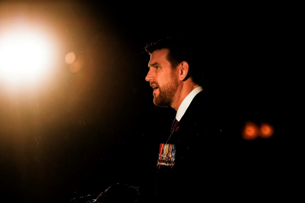 File photo of Ben-Roberts Smith VC at the 2017 Anzac Dawn Service.