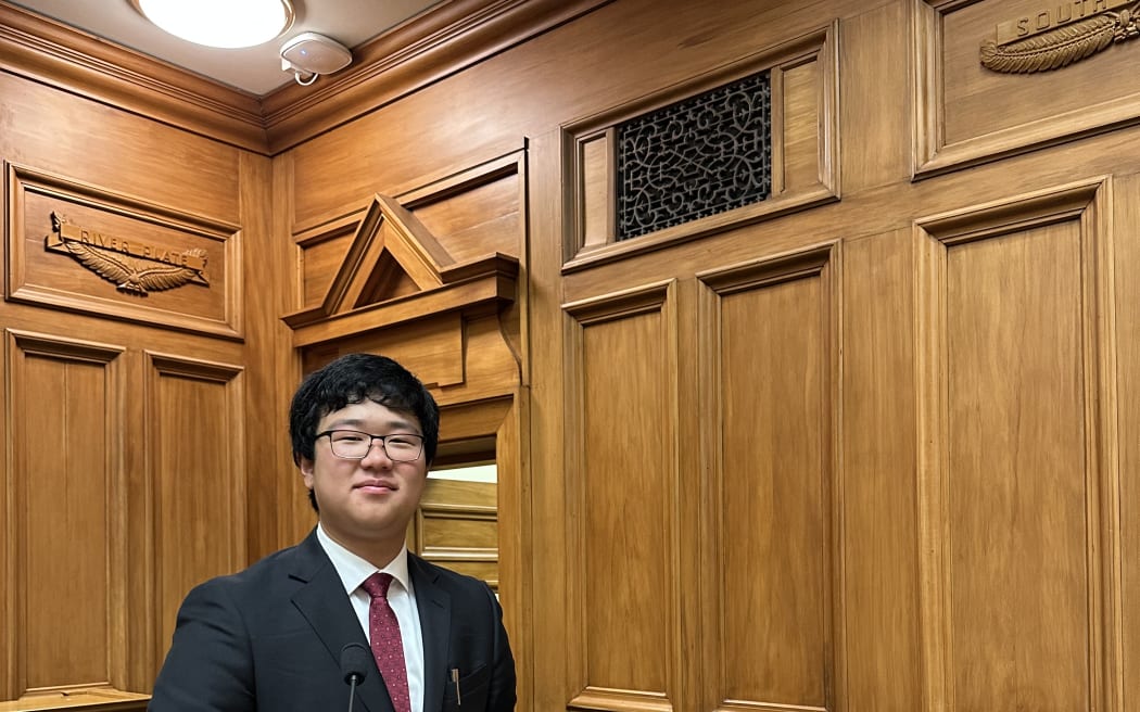 Jerry Wei, a Youth MP of Chinese heritage, was selected by ACT list MP Karen Chhour.