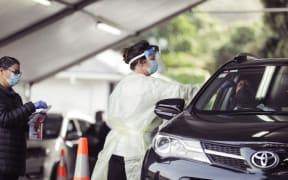 Hataitai Park Covid-19 testing centre - Wellington in alert level 2 on 24 June 2021
