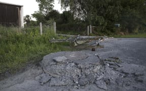 Kaikoura earthquake  - power lines and water mains