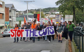 Job cuts protest at Otago University