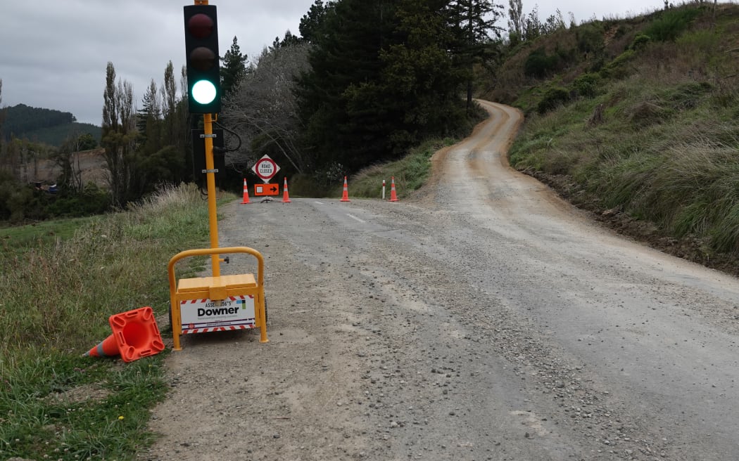 A new track takes motorists along River Road in the Tararua District.