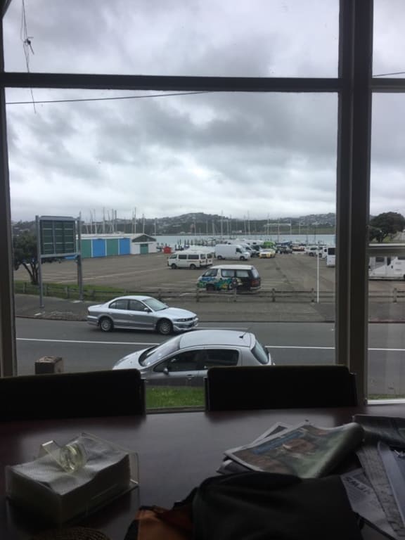 The view from Paul Yardley’s house.