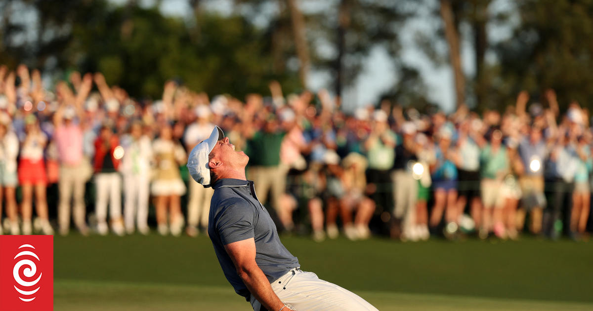 Rory McIlroy wins golf's Grand Slam with heart-stopping finish at the Masters